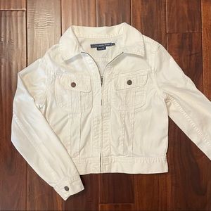 Ralph Lauren Sport White Jean Jacket Size S
